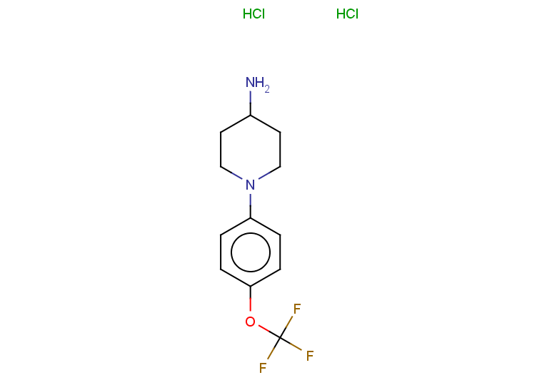 1-[4-(trifluoromethoxy)phenyl]piperidin-4-amine dihydrochloride