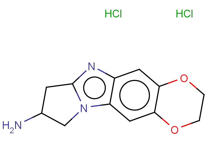 4,7-dioxa-11,16-diazatetracyclo[8.6.0.0^{3,8}.0^{11,15}]hexadeca-1(10),2,8,15-tetraen-13-amine dihydrochloride