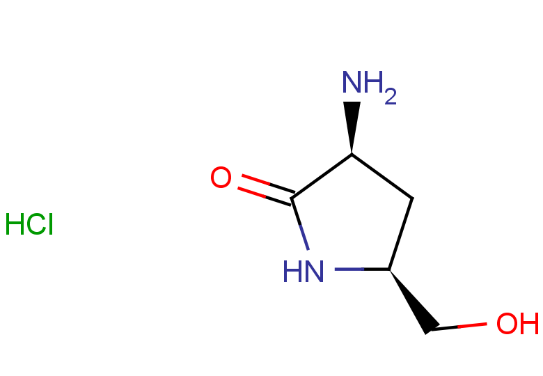 (3S,5S)-3-amino-5-(hydroxymethyl)pyrrolidin-2-one hydrochloride