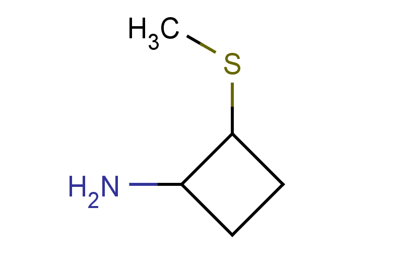 2-(methylsulfanyl)cyclobutan-1-amine