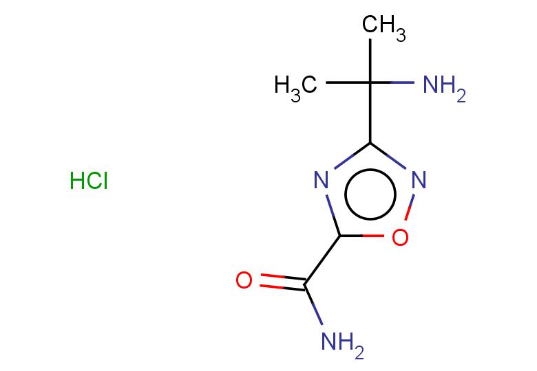 3-(2-aminopropan-2-yl)-1,2,4-oxadiazole-5-carboxamide hydrochloride