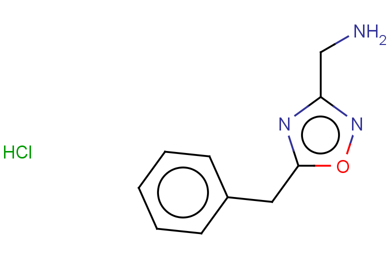 (5-benzyl-1,2,4-oxadiazol-3-yl)methanamine hydrochloride