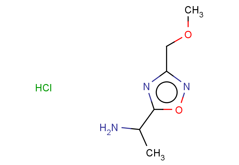 1-[3-(methoxymethyl)-1,2,4-oxadiazol-5-yl]ethan-1-amine hydrochloride