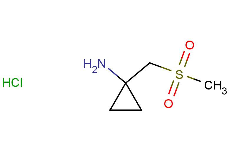 1-(methanesulfonylmethyl)cyclopropan-1-amine hydrochloride