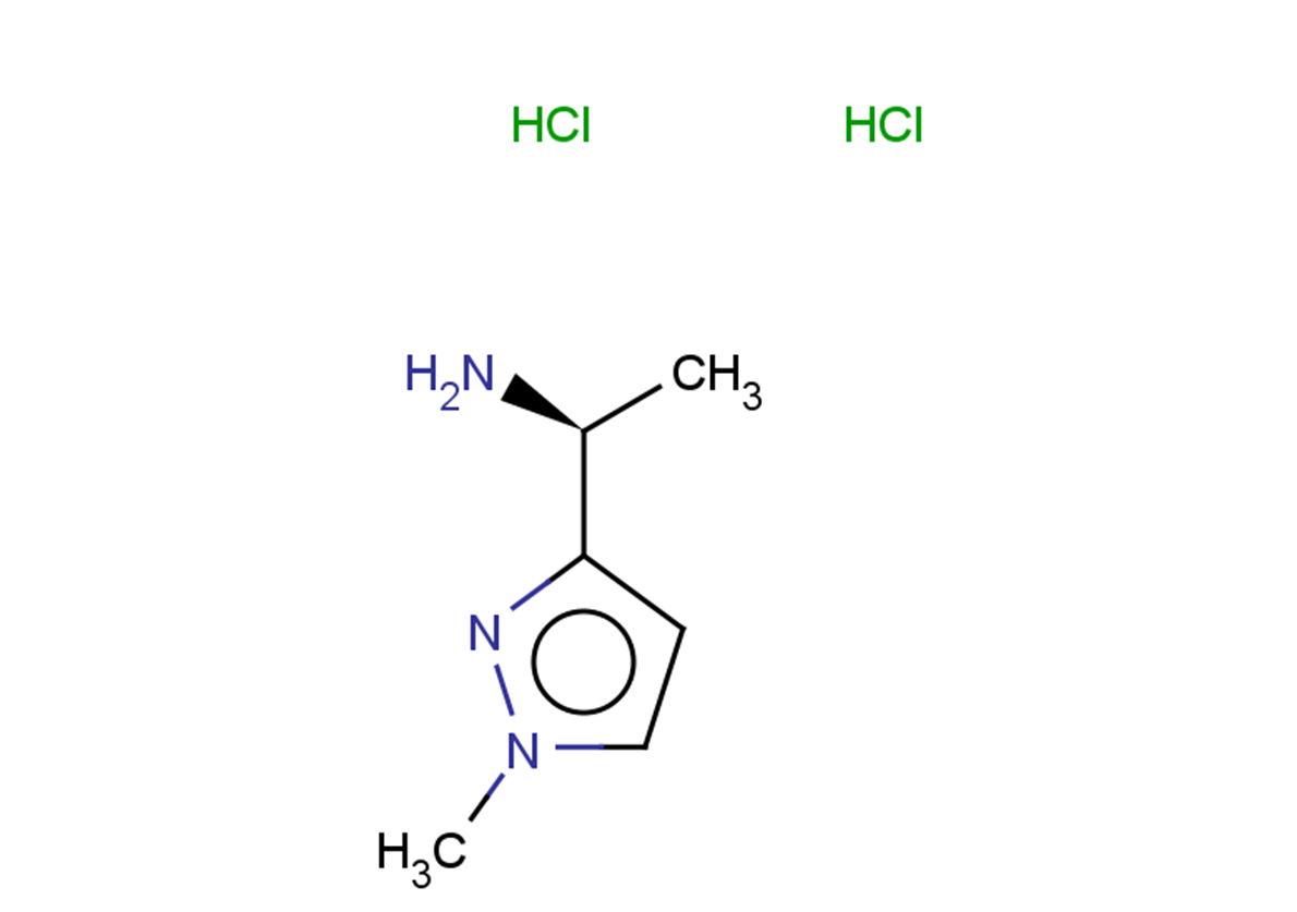 (1S)-1-(1-methyl-1H-pyrazol-3-yl)ethan-1-amine dihydrochloride