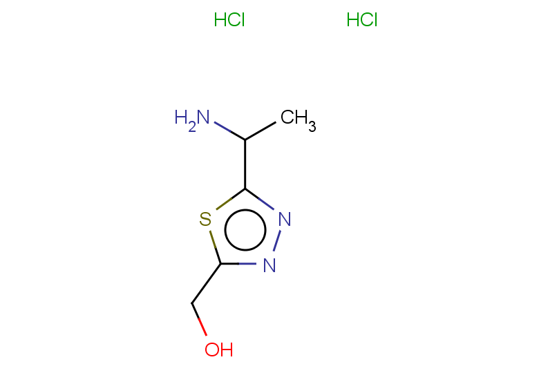 [5-(1-aminoethyl)-1,3,4-thiadiazol-2-yl]methanol dihydrochloride