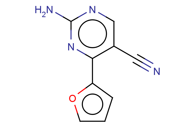 2-amino-4-(furan-2-yl)pyrimidine-5-carbonitrile
