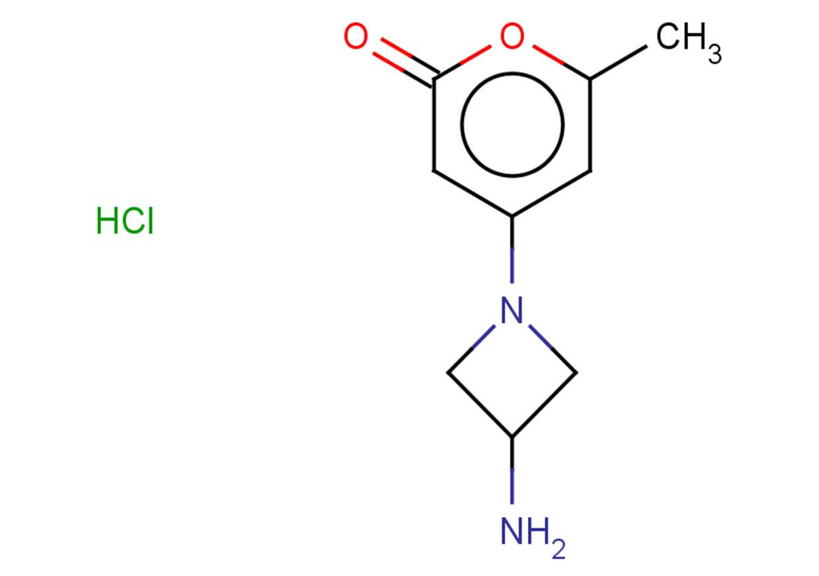 4-(3-aminoazetidin-1-yl)-6-methyl-2H-pyran-2-one hydrochloride