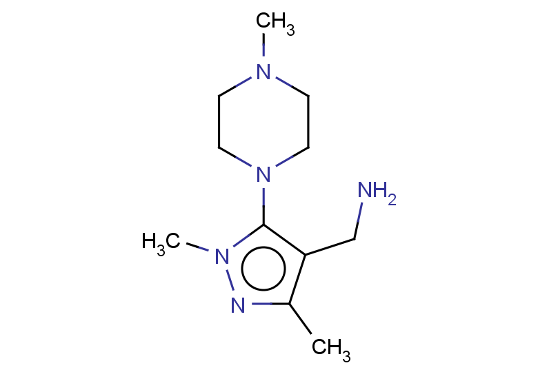 1-[1,3-dimethyl-5-(4-methylpiperazin-1-yl)-1H-pyrazol-4-yl]methanamine