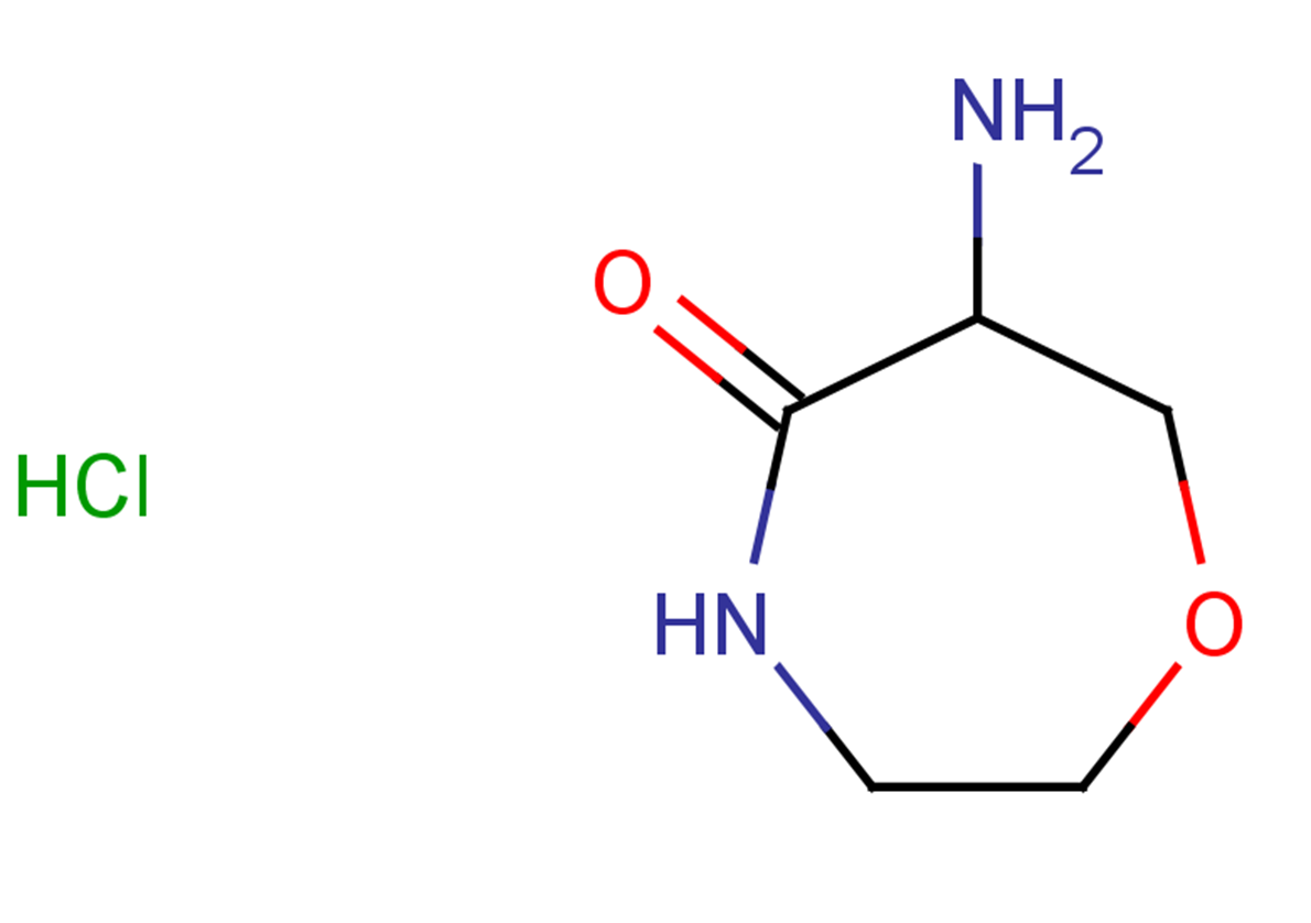 6-amino-1,4-oxazepan-5-one hydrochloride