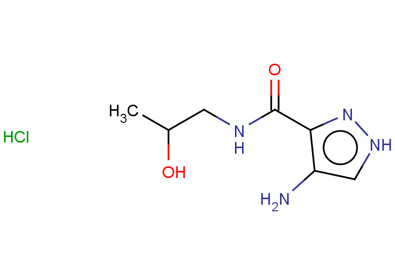 4-amino-N-(2-hydroxypropyl)-1H-pyrazole-3-carboxamide hydrochloride