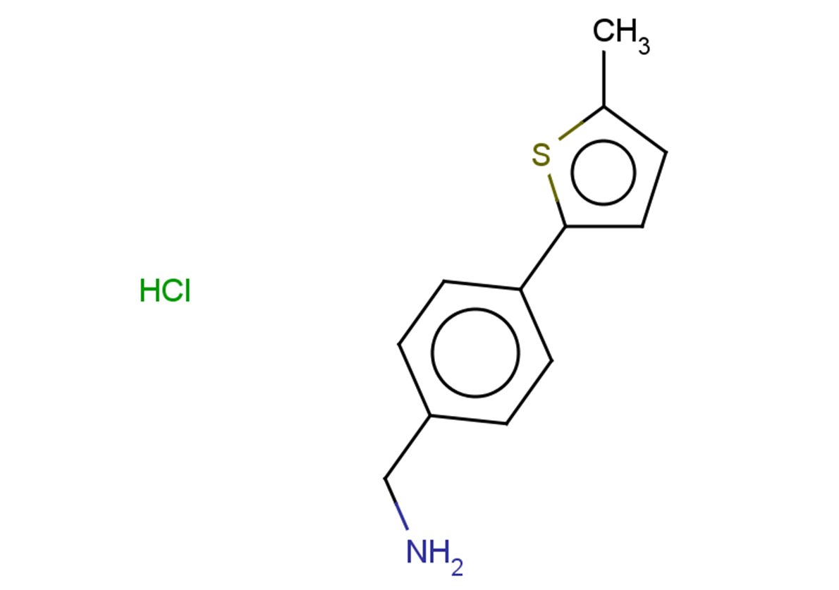 1-[4-(5-methylthiophen-2-yl)phenyl]methanamine hydrochloride