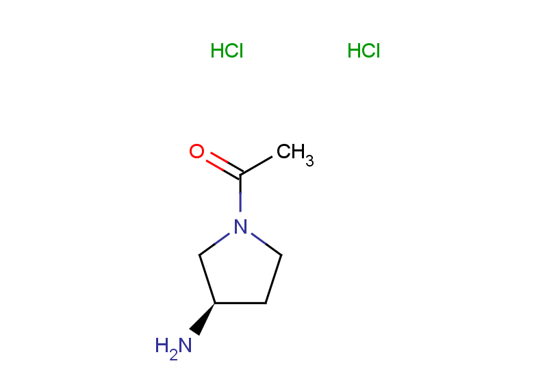 1-[(3R)-3-aminopyrrolidin-1-yl]ethan-1-one dihydrochloride