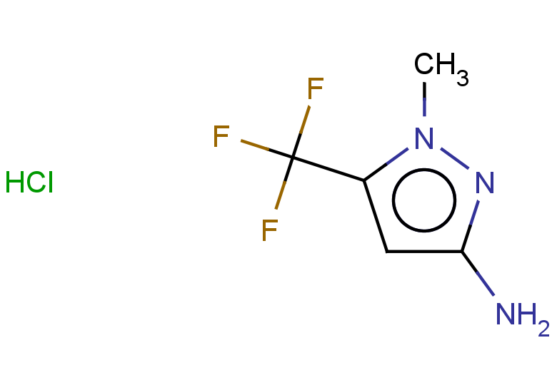1-methyl-5-(trifluoromethyl)-1H-pyrazol-3-amine hydrochloride