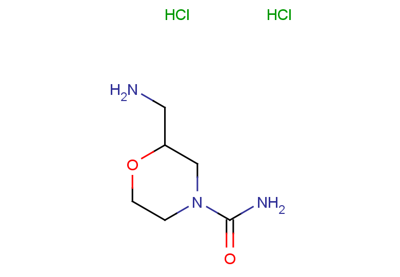 2-(aminomethyl)morpholine-4-carboxamide dihydrochloride