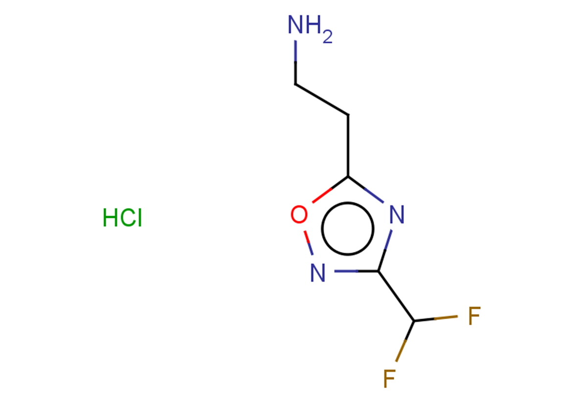 2-[3-(difluoromethyl)-1,2,4-oxadiazol-5-yl]ethan-1-amine hydrochloride