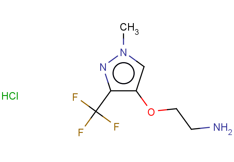 2-{[1-methyl-3-(trifluoromethyl)-1H-pyrazol-4-yl]oxy}ethan-1-amine hydrochloride