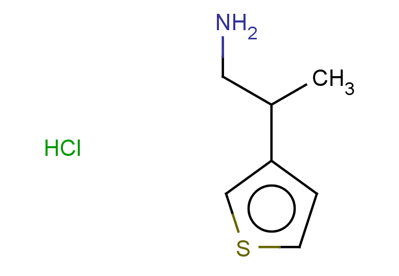 2-(thiophen-3-yl)propan-1-amine hydrochloride