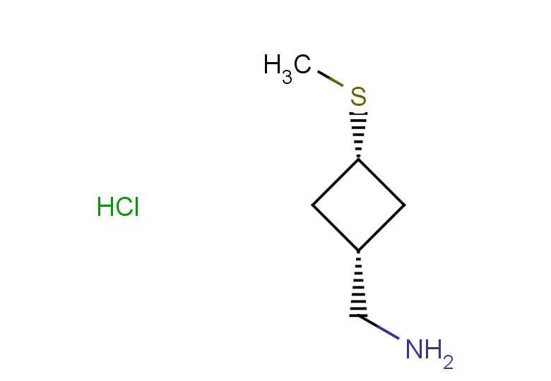 [3-(methylsulfanyl)cyclobutyl]methanamine hydrochloride
