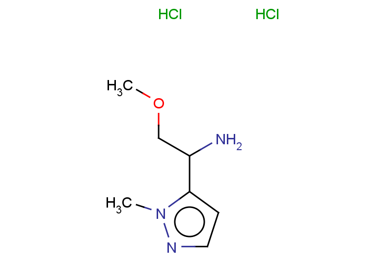 2-methoxy-1-(1-methyl-1H-pyrazol-5-yl)ethan-1-amine dihydrochloride