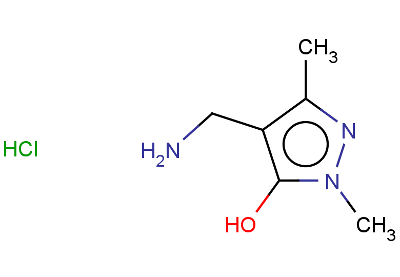 4-(aminomethyl)-1,3-dimethyl-1H-pyrazol-5-ol hydrochloride