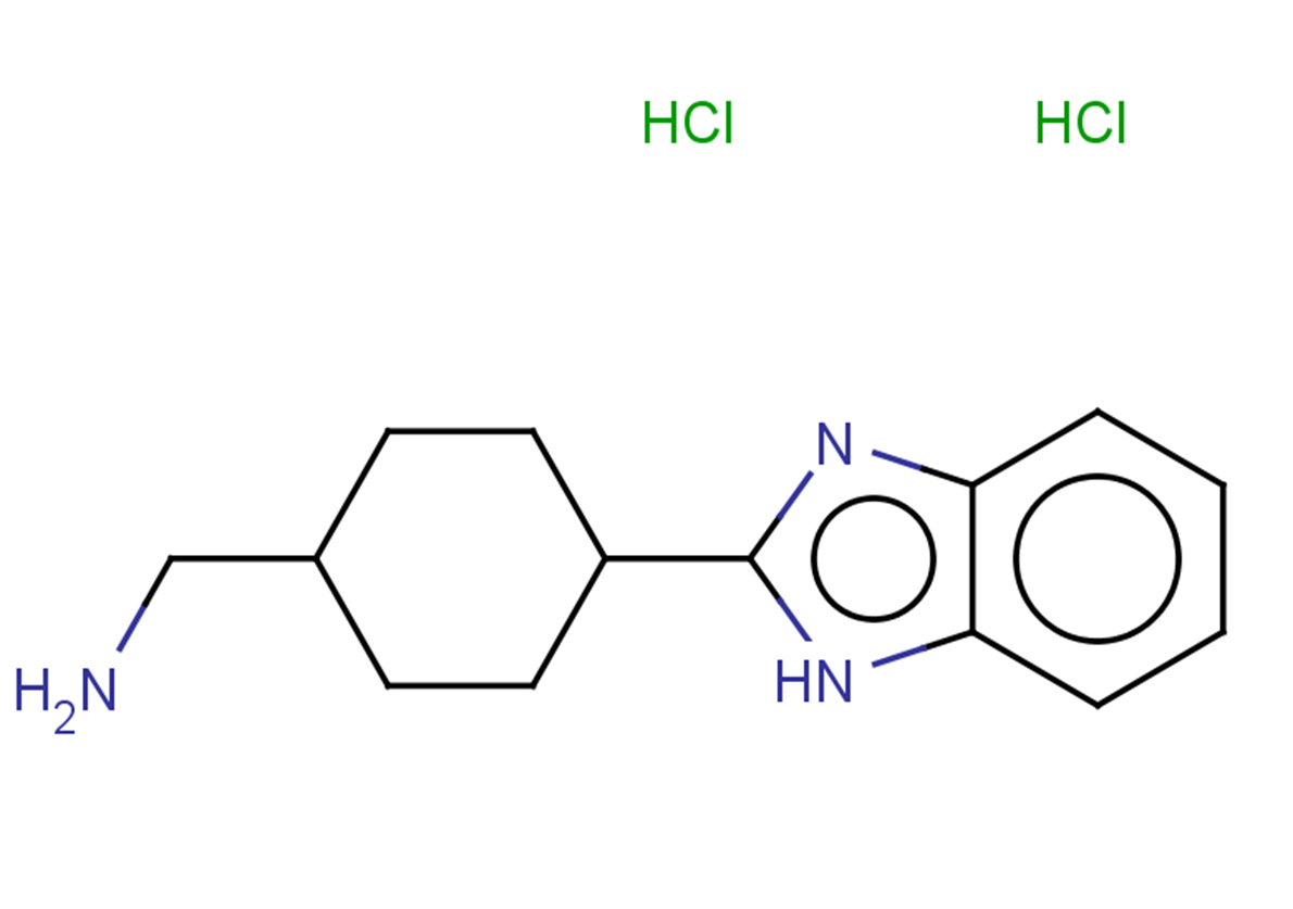 [4-(1H-1,3-benzodiazol-2-yl)cyclohexyl]methanamine dihydrochloride