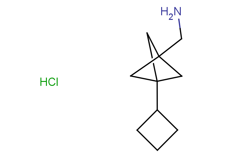 {3-cyclobutylbicyclo[1.1.1]pentan-1-yl}methanamine hydrochloride