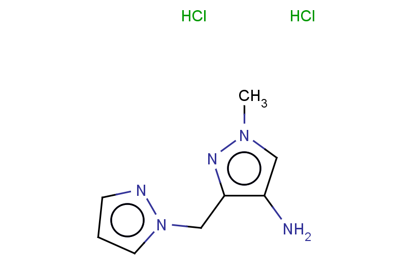 1-methyl-3-[(1H-pyrazol-1-yl)methyl]-1H-pyrazol-4-amine dihydrochloride
