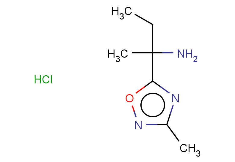 2-(3-methyl-1,2,4-oxadiazol-5-yl)butan-2-amine hydrochloride