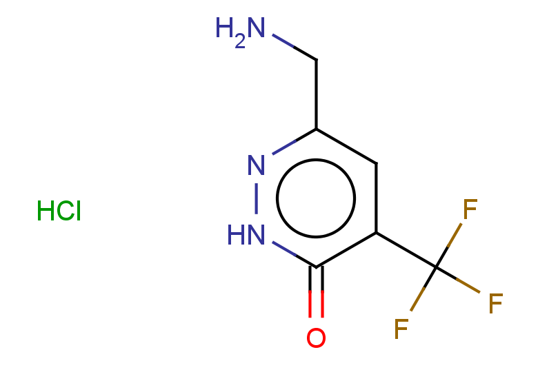 6-(aminomethyl)-4-(trifluoromethyl)-2,3-dihydropyridazin-3-one hydrochloride