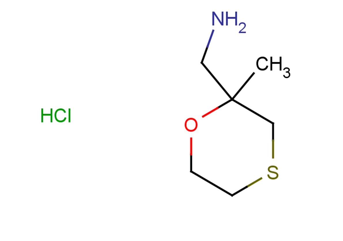 1-(2-methyl-1,4-oxathian-2-yl)methanamine hydrochloride