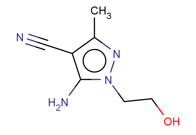 5-amino-1-(2-hydroxyethyl)-3-methyl-1H-pyrazole-4-carbonitrile