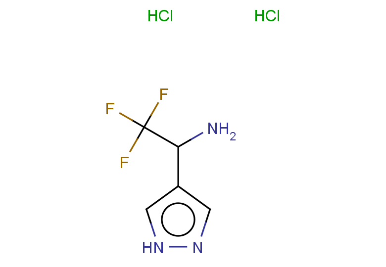 2,2,2-trifluoro-1-(1H-pyrazol-4-yl)ethan-1-amine dihydrochloride