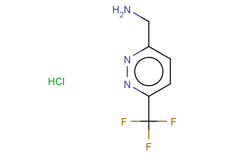 1-[6-(trifluoromethyl)pyridazin-3-yl]methanamine hydrochloride