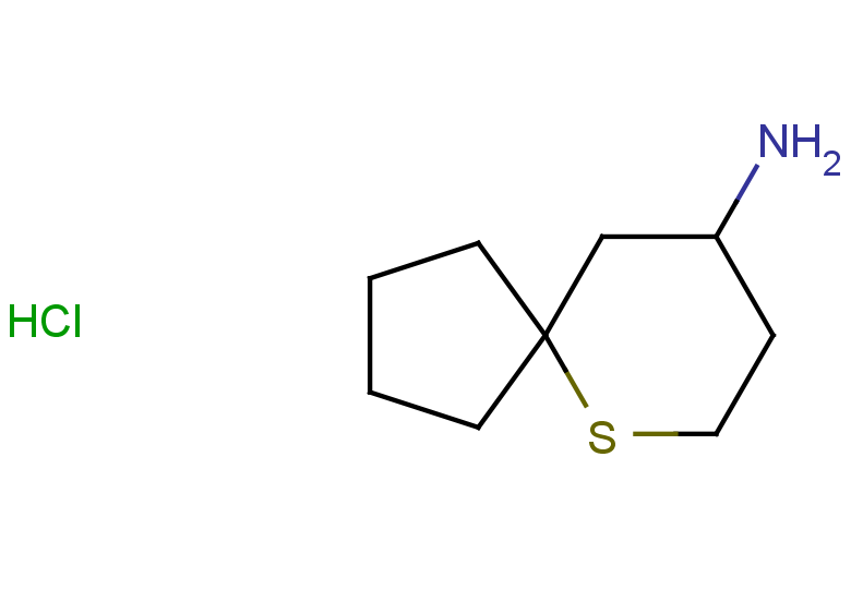6-thiaspiro[4.5]decan-9-amine hydrochloride