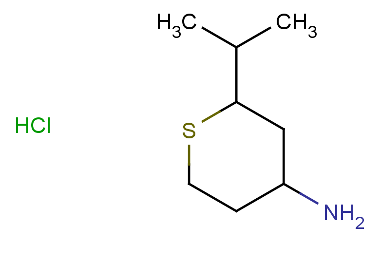2-(propan-2-yl)thian-4-amine hydrochloride