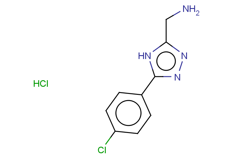 [5-(4-chlorophenyl)-4H-1,2,4-triazol-3-yl]methanamine hydrochloride