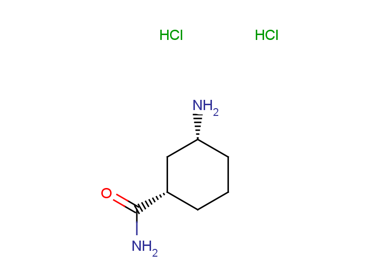 (1S,3R)-3-aminocyclohexane-1-carboxamide dihydrochloride