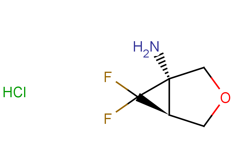 (1S,5S)-6,6-difluoro-3-oxabicyclo[3.1.0]hexan-1-amine hydrochloride