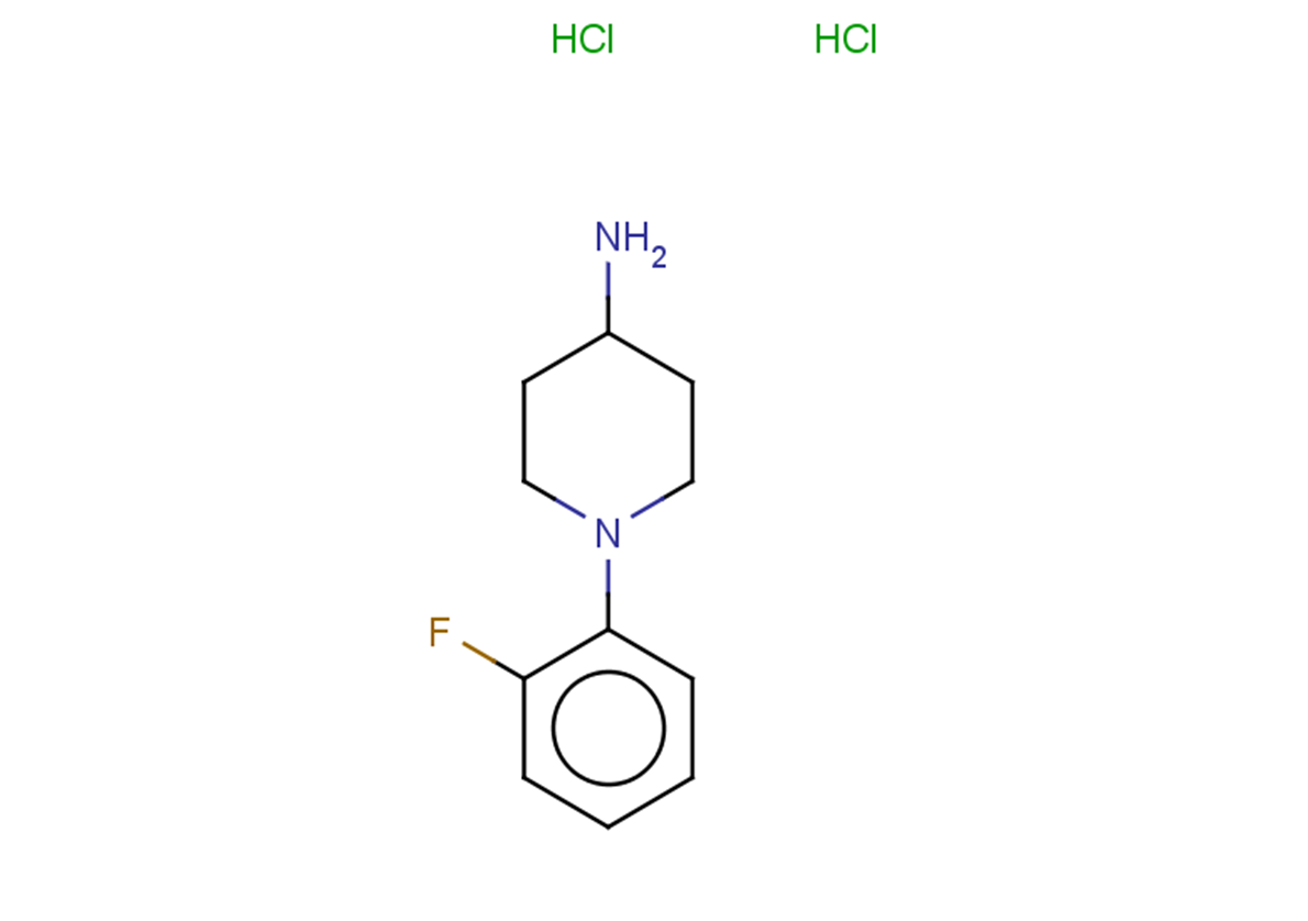 1-(2-fluorophenyl)piperidin-4-amine dihydrochloride