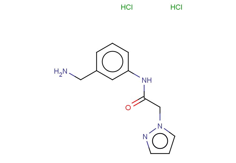 N-[3-(aminomethyl)phenyl]-2-(1H-pyrazol-1-yl)acetamide dihydrochloride