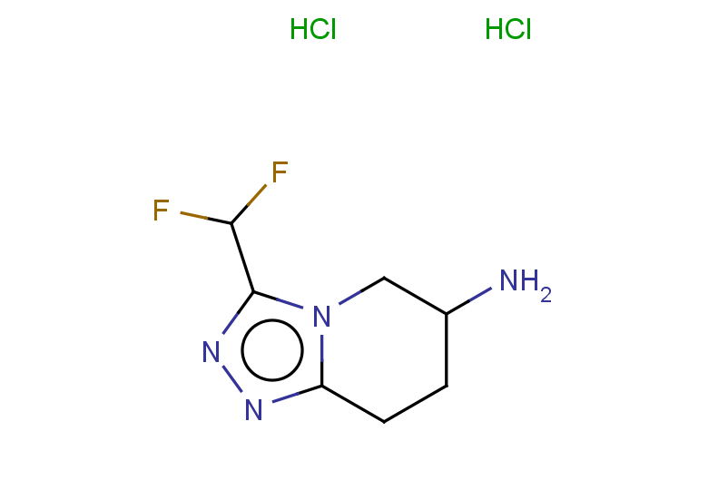 3-(difluoromethyl)-5H,6H,7H,8H-[1,2,4]triazolo[4,3-a]pyridin-6-amine dihydrochloride