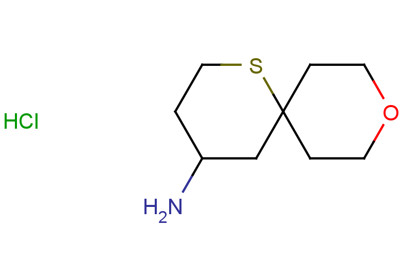 9-oxa-1-thiaspiro[5.5]undecan-4-amine hydrochloride