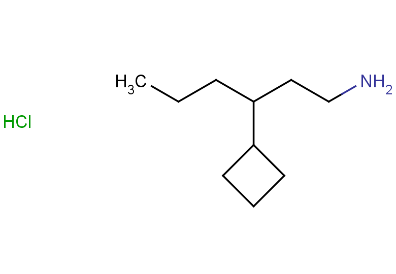 3-cyclobutylhexan-1-amine hydrochloride