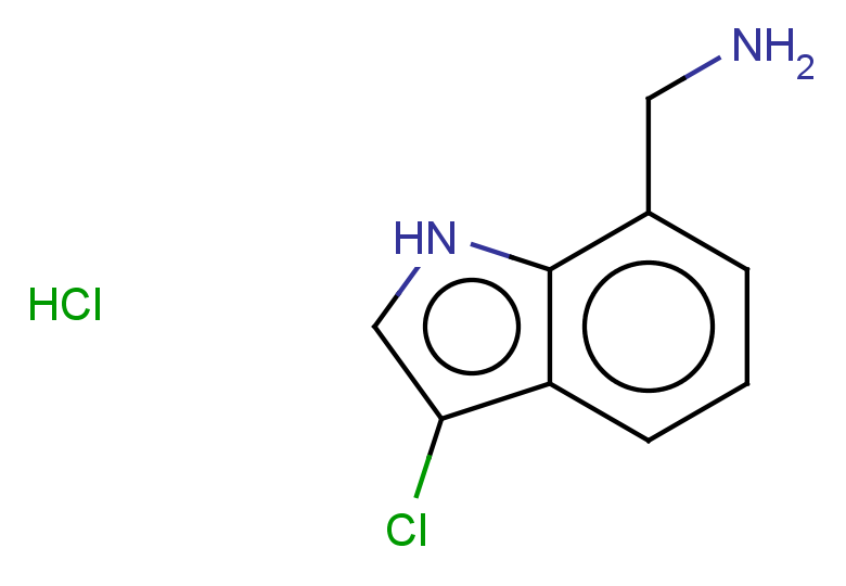 (3-chloro-1H-indol-7-yl)methanamine hydrochloride