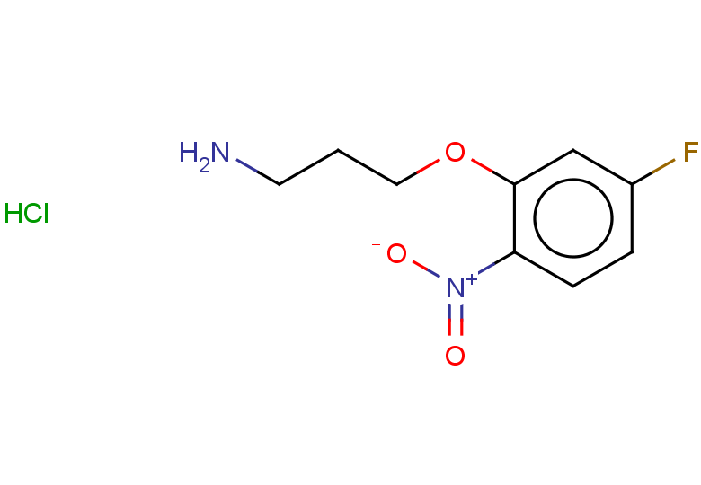 2-(3-aminopropoxy)-4-fluoro-1-nitrobenzene hydrochloride