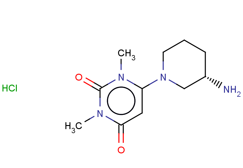 6-[(3S)-3-aminopiperidin-1-yl]-1,3-dimethyl-1,2,3,4-tetrahydropyrimidine-2,4-dione hydrochloride