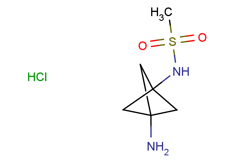 N-{3-aminobicyclo[1.1.1]pentan-1-yl}methanesulfonamide hydrochloride