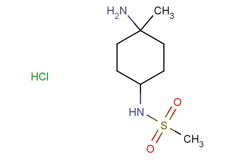 N-(4-amino-4-methylcyclohexyl)methanesulfonamide hydrochloride