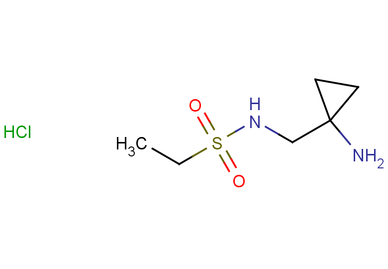 N-[(1-aminocyclopropyl)methyl]ethane-1-sulfonamide hydrochloride